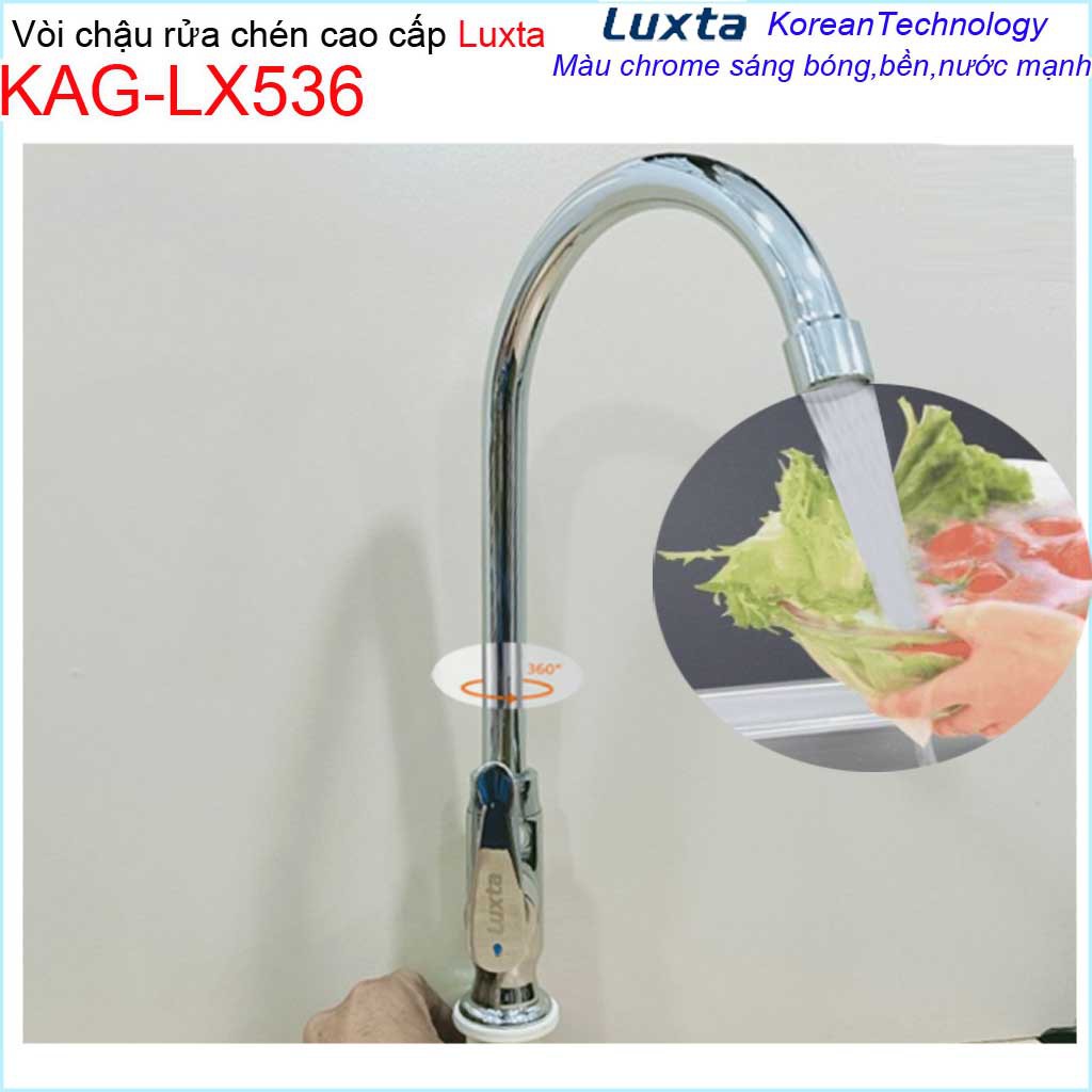 Vòi bếp lạnh Luxta, Vòi chậu rửa chén bát lạnh KAG-LX536