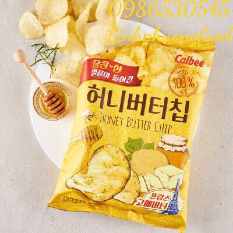 Snack khoai tây bơ mật ong Hàn Quốc 60g