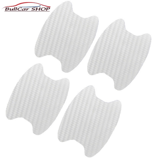 Bộ 4 miếng dán decal carbon 3D chống xước hõm tay nắm cửa xe ô tô CX5