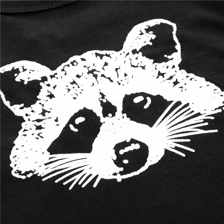 Bộ Quần Áo Họa Tiết Gấu Mèo Phong Cách Mới Cho Bé Trai