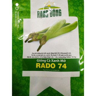 Hạt giống Cà xanh mỡ 0.5gr❤️FREESHIP XTRA❤️