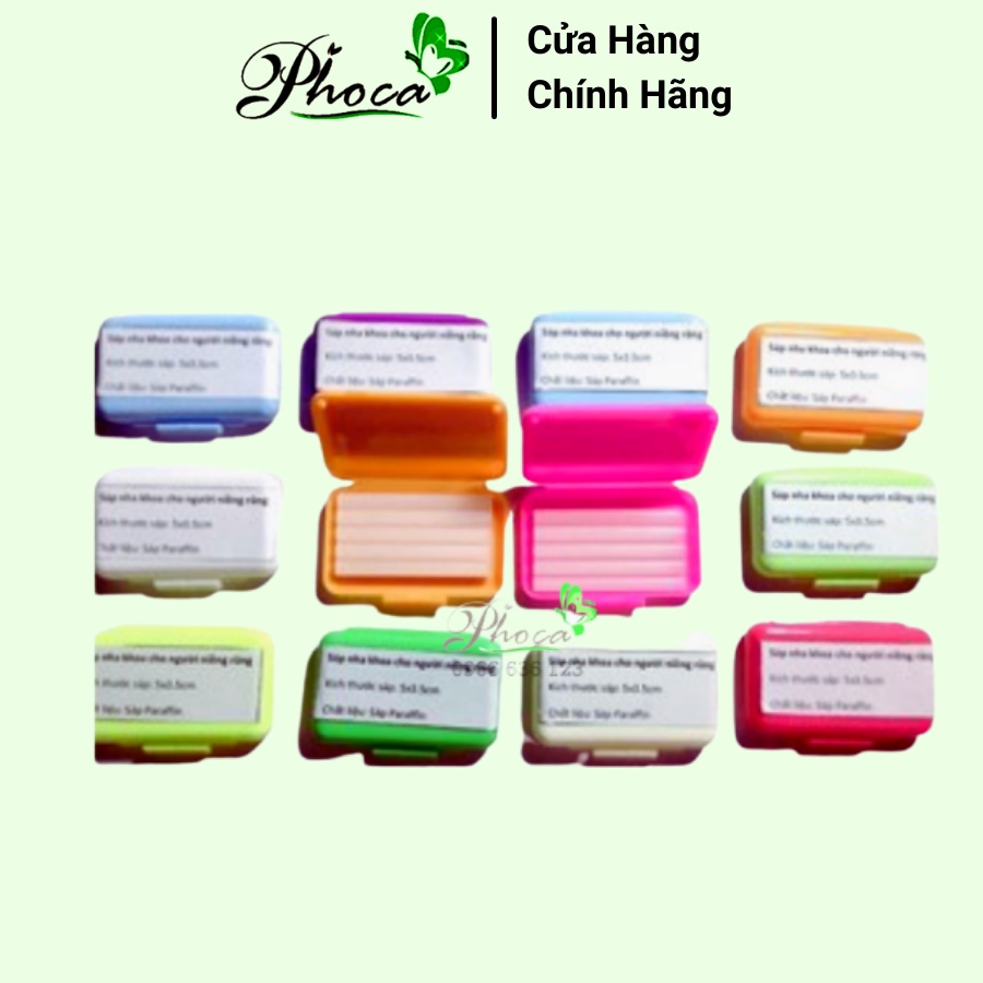 Sáp nha khoa cho người niềng răng, sáp niềng răng, sáp nha khoa cao cấp cho người niềng răng, kem đánh răng Phoca