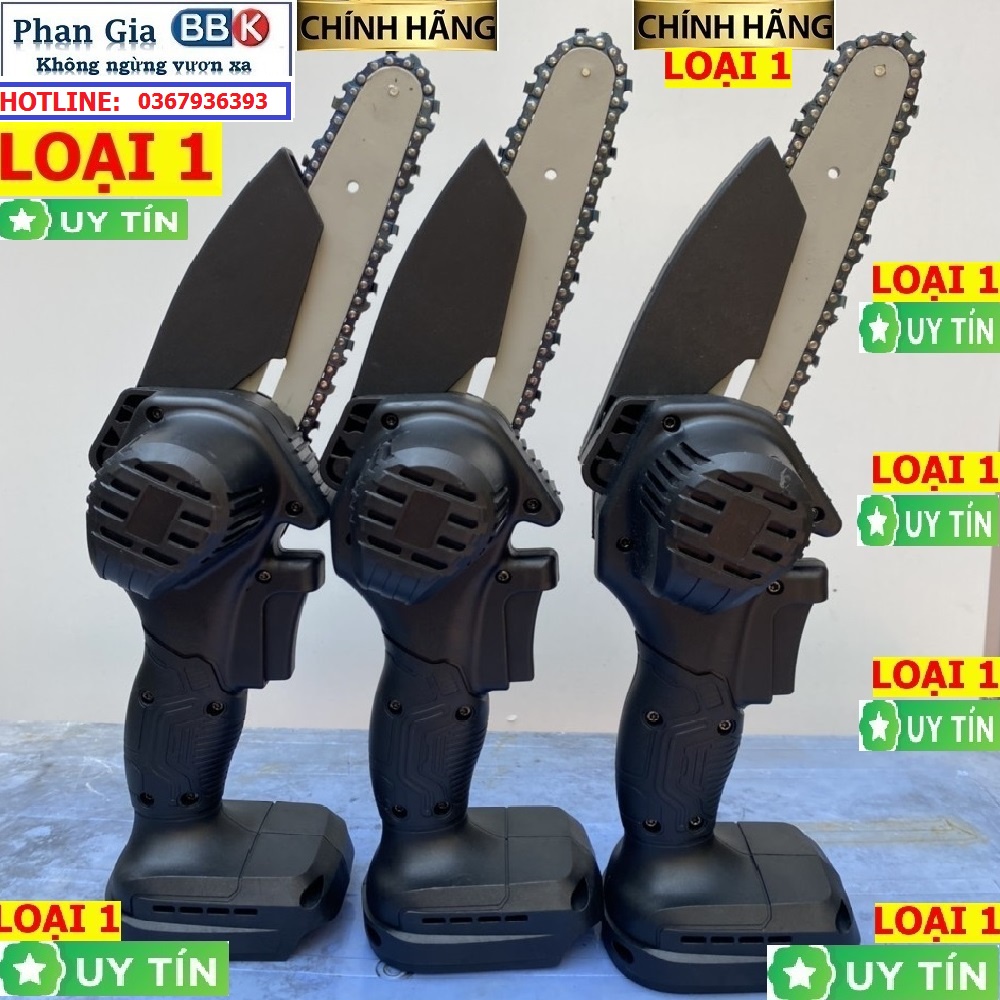 Thân Máy Cưa Xích MINI Dùng Chân Pin phổ thông- Cắt cây tỉa cành-Gọn nhẹ tiên lợi