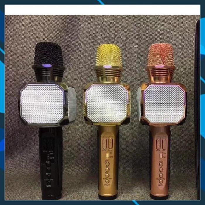 [Giá Hủy Diệt] Micro hát karaoke không dây SD-10 bluetooth có loa hỗ trợ ghi âm pass chuẩn -  BH 6 tháng đổi mới
