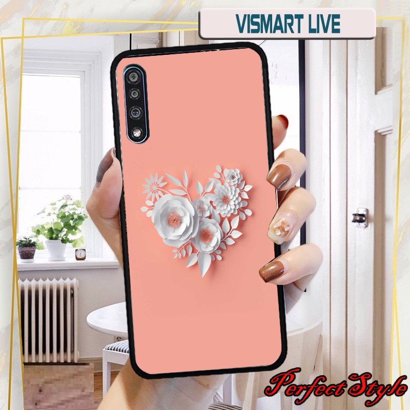 Ốp lưng phủ bóng Vsmart Live 4 / Live / Joy 3 / Active 3 / Joy 1+ / Bee 3 / Star / Joy 2+  hoạ tiết Hoa