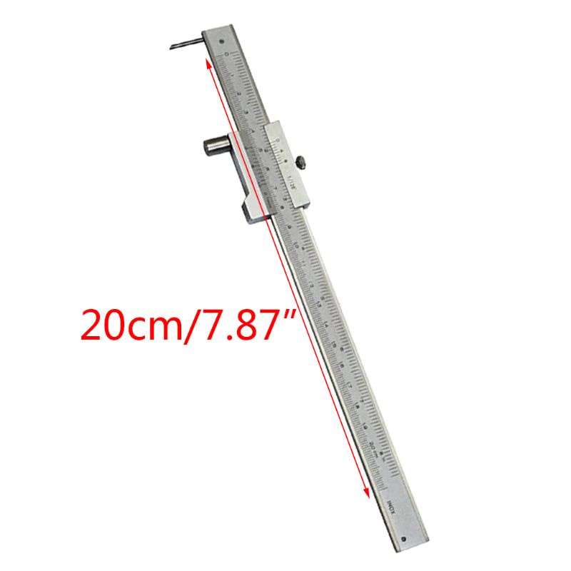 0-200mm Marking Vernier Caliper With Carbide Scriber needle Parallel Marking
