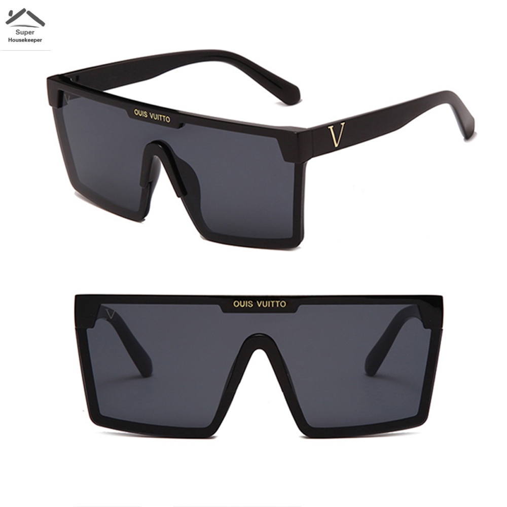 LOUIS VUITTON Mắt Kính Chống Nắng UV400 Dáng Vuông Cỡ Lớn Sang Trọng Cho Nam Và Nữ