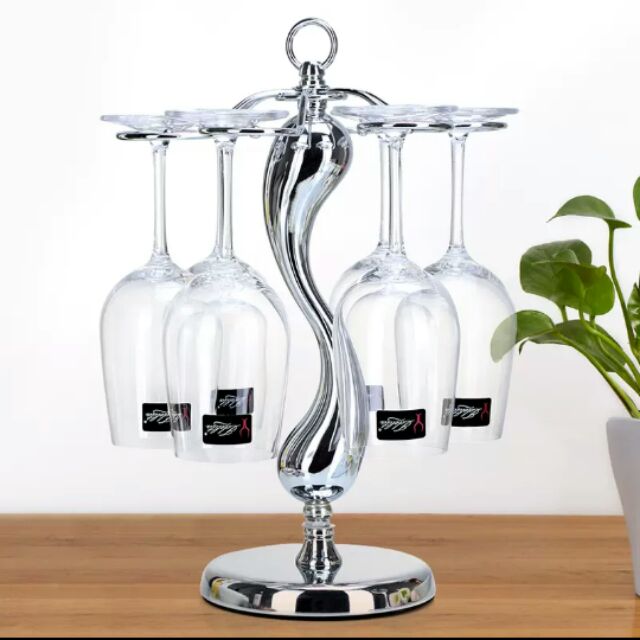 Kệ treo ly rượu vang inox chữ S
