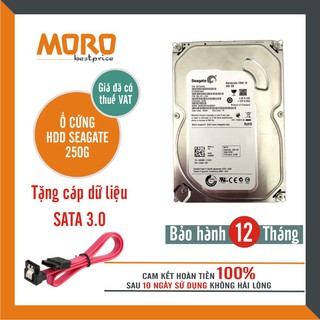 Ổ cứng HDD Seagate 250GB - Tháo máy đồng bộ mới 99% - Bảo hành chính hãng 12 tháng 1 đổi 1