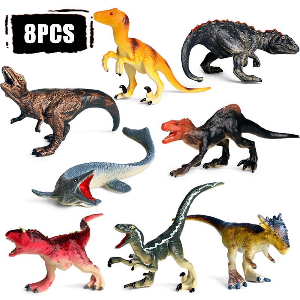 Bộ 8 mô hình mô phỏng khủng long thu nhỏ độc đáo cho bé