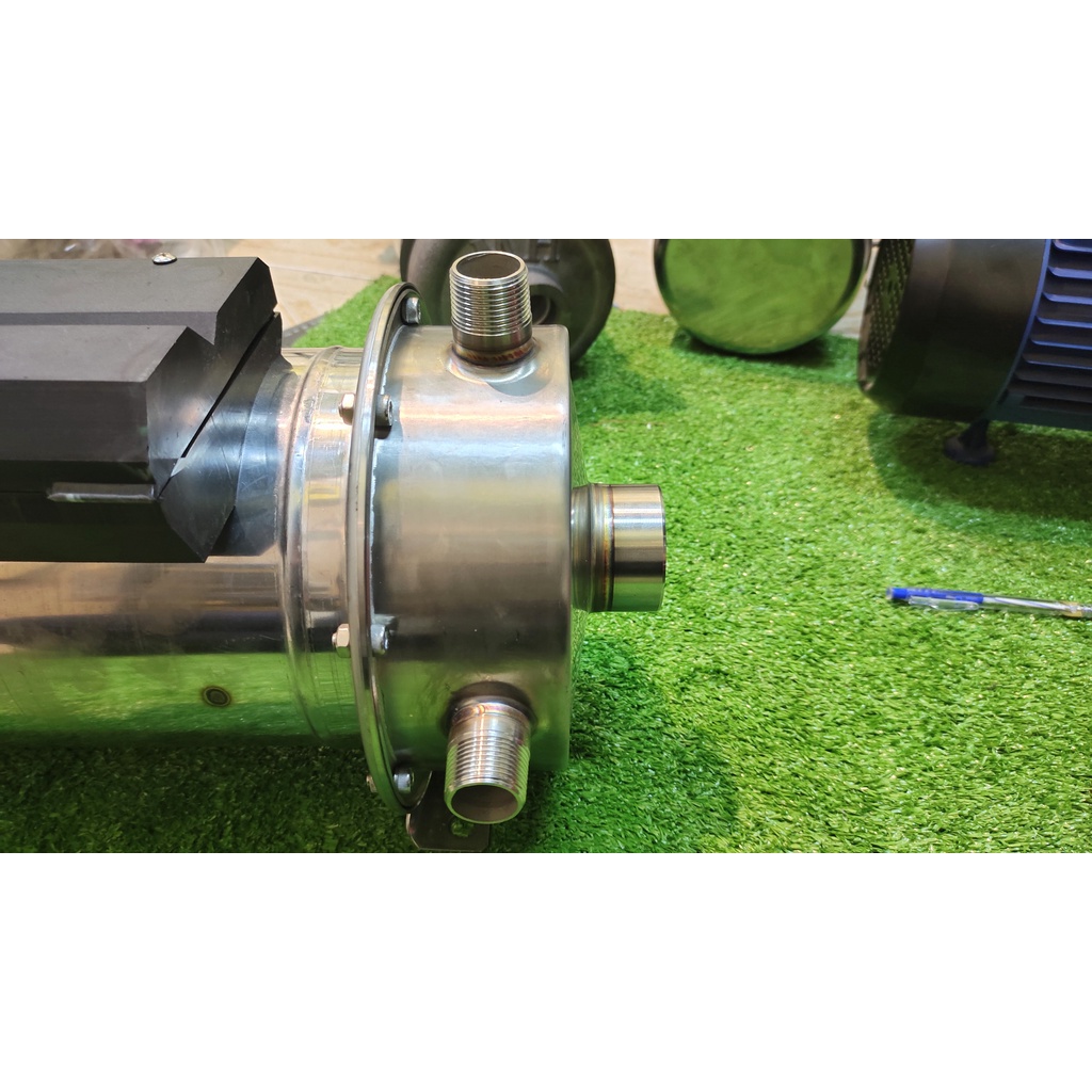 Máy bơm kép inox 304 – 2HP Bơm đầu kép chuyên hút sâu đẩy cao 2021