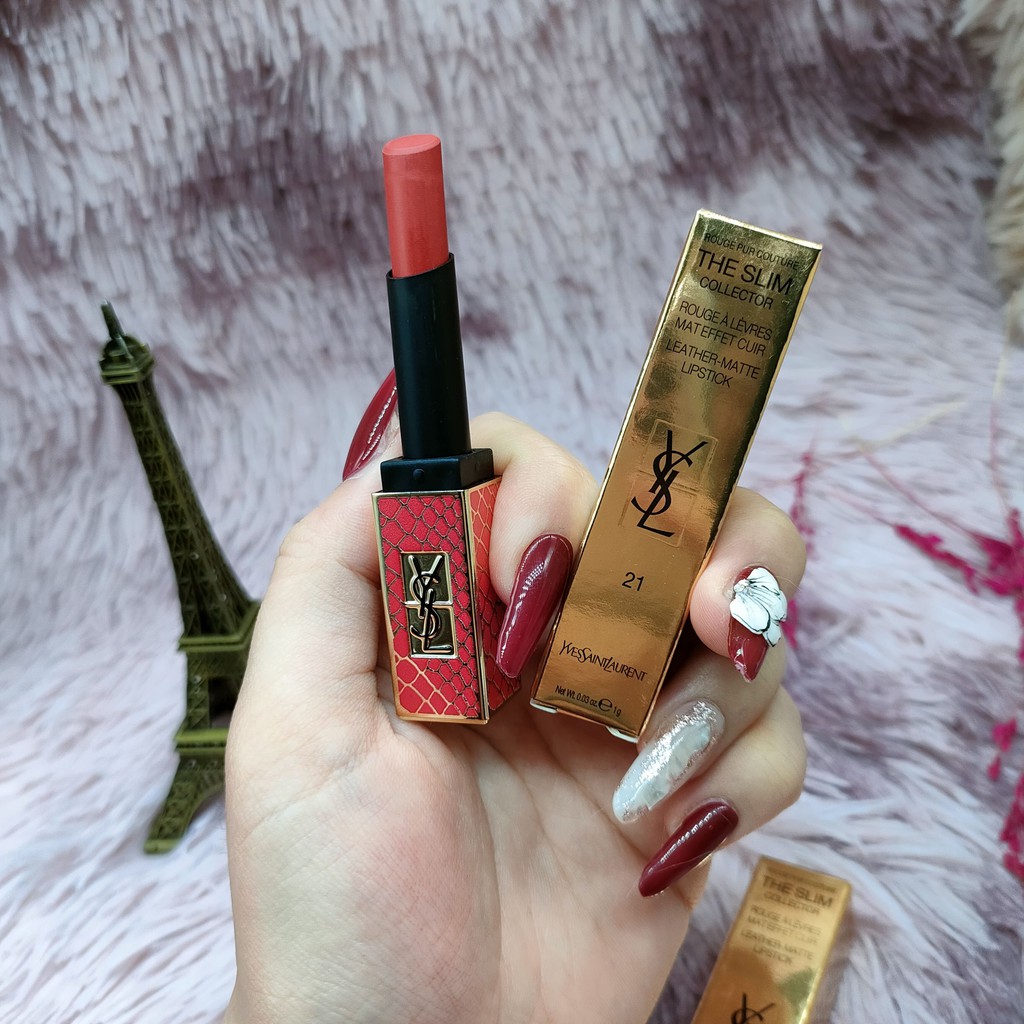 Son YSL The Slim 1g Cao Cấp Chính Hãng Mềm Mượt Nhẹ Môi Lên Màu Tươi Tắn | BigBuy360 - bigbuy360.vn