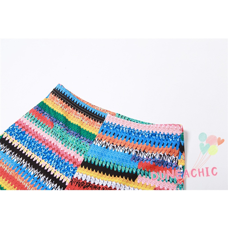 Bộ Áo Yếm In Họa Tiết + Quần Legging Lưng Cao Ống Suông Gợi Cảm Dành Cho Nữ