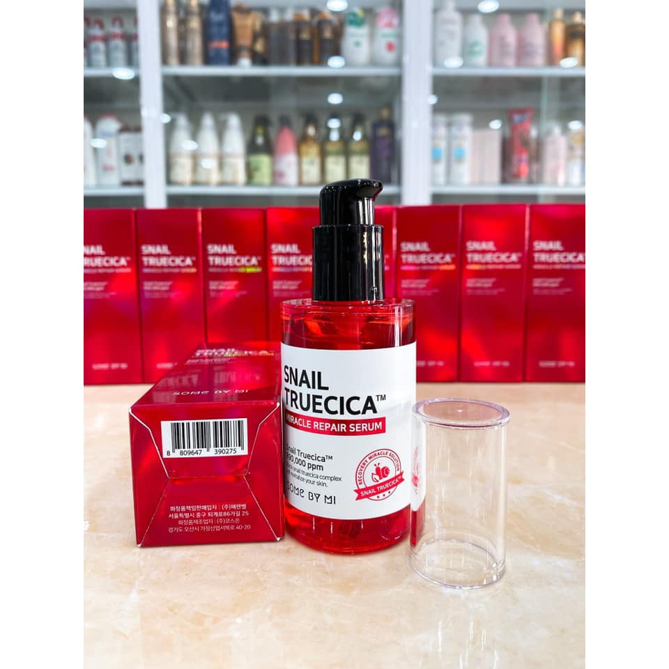 Tinh Chất Some By Mi Snail Truecica Miracle Repair Serum Dưỡng Phục Hồi, Cải Thiện Vết Thâm, Sẹo, Làm Dịu Da  50ml