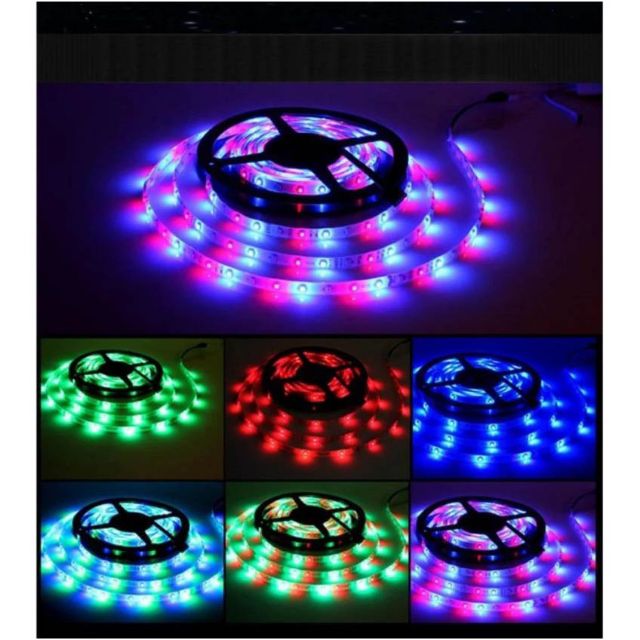 Bộ Led Trang Trí RGB 7 Màu Full Bộ 5 Mét Led 3528