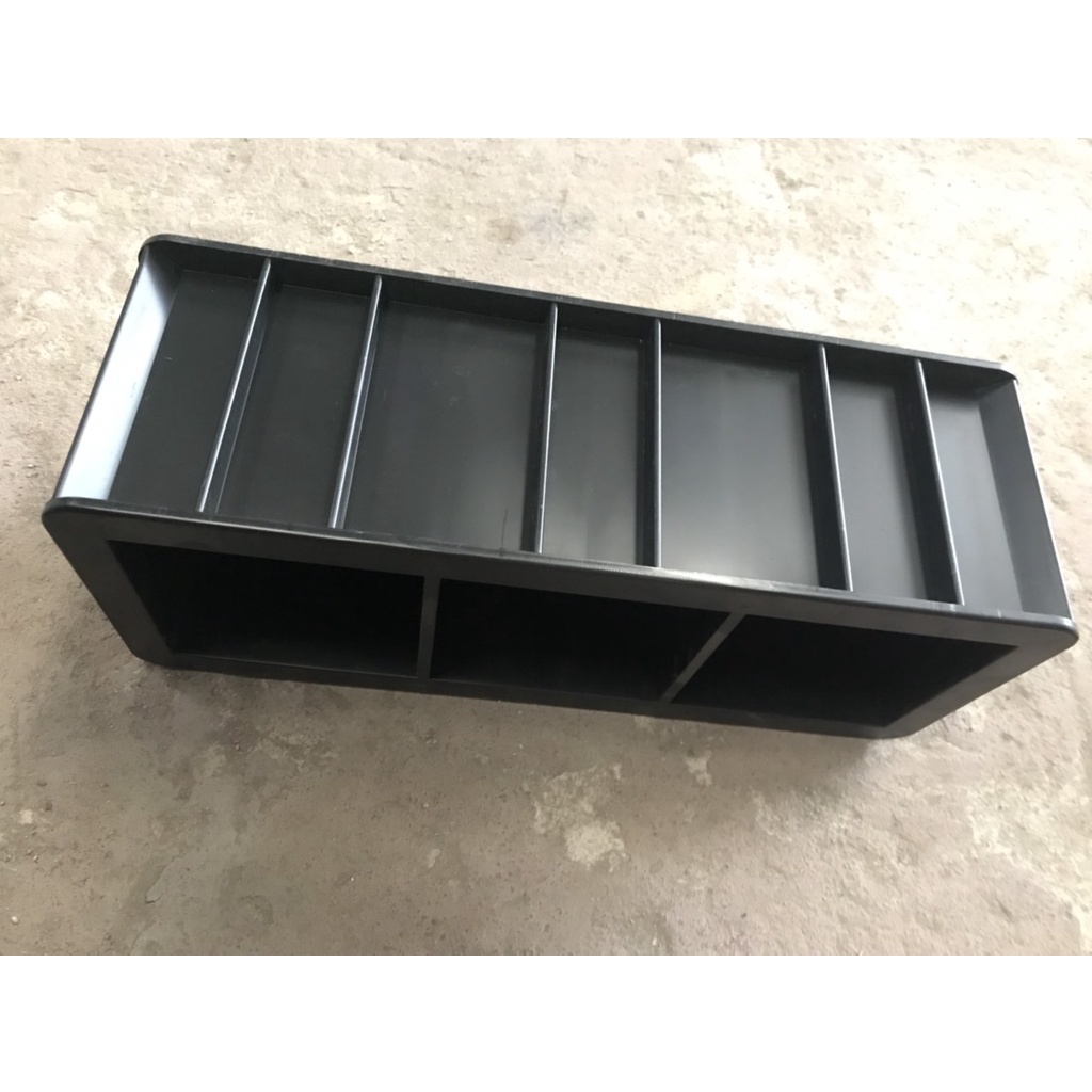 Khuôn bê tông lập phương 100x100x100mm bằng nhựa ABS cao cấp màu đen siêu bền