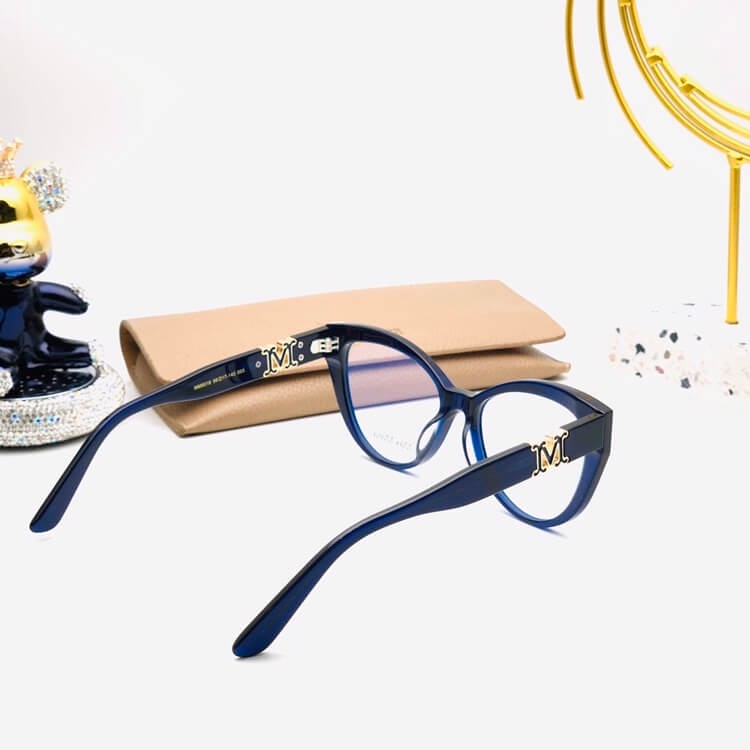 Gọng kính cận nữ, Cao cấp, Kính mắt mèo, Kèm Full Box bảo hành 12 tháng - donghokinhmat168