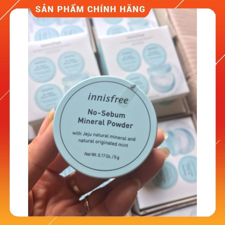 Phấn phủ kiềm dầu Innisfree No Sebum