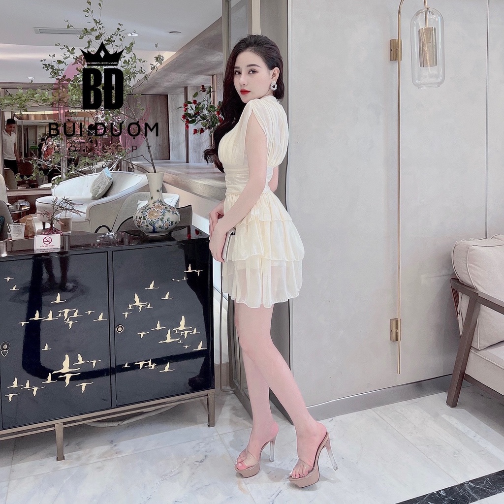 [CHÍNH HÃNG] Váy tơ óng Hot Trend 2022 Tiểu Thư Quyến Rũ Bùi Đượm ConCept