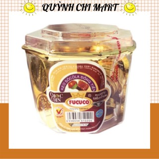 Socola đồng tiền vàng Phú Cường hộp 210g