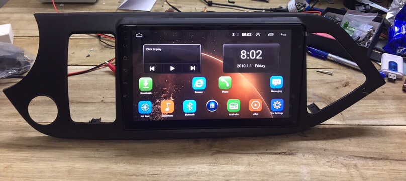 Màn hình Android 8.1 theo xe kia morning
