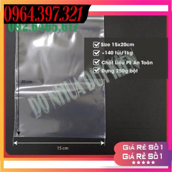 1Kg Túi Zip Đựng Thực Phẩm Trong Suốt ,Túi Zip Chỉ Đỏ Lock ( Zip PE, Zip Lock, Zip Viền Đỏ) Nhiều Kí