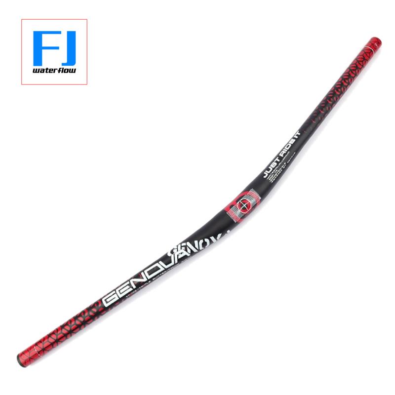Ghi Đông Xe Đạp Mtb 740mm 31.8mm Bằng Hợp Kim Nhôm Màu Đỏ