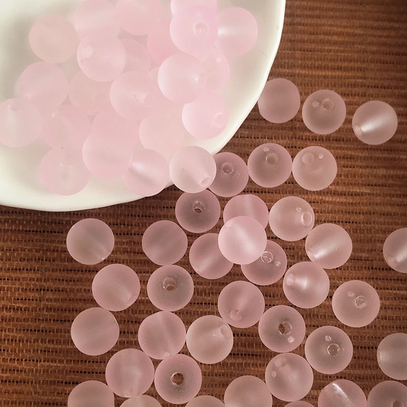 Hạt tròn màu kẹo tùy chọn dùng làm trang sức DIY đa dụng