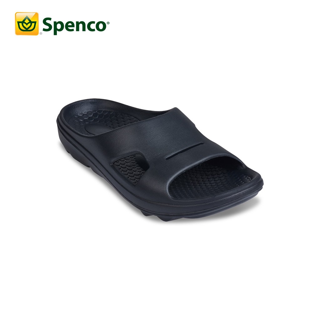 Dép sức khỏe nam Spenco Fusion Slides Black