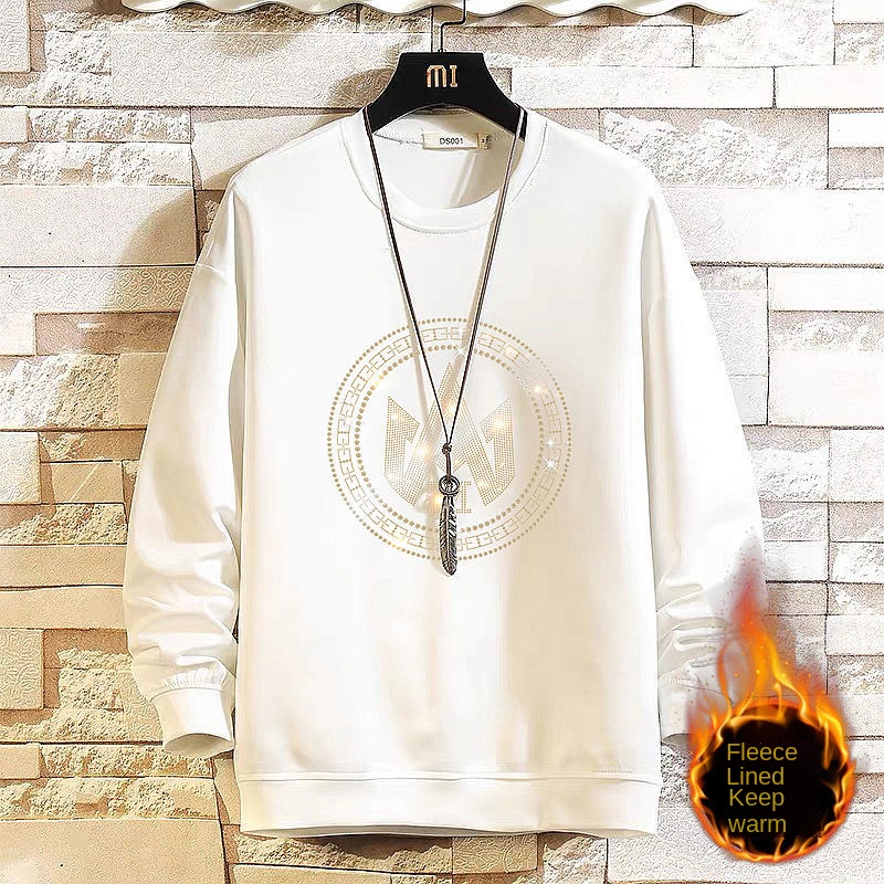 Set đồ thể thao lót nhung giữ ấm dáng rộng thời trang thu đông phong cách nam tính