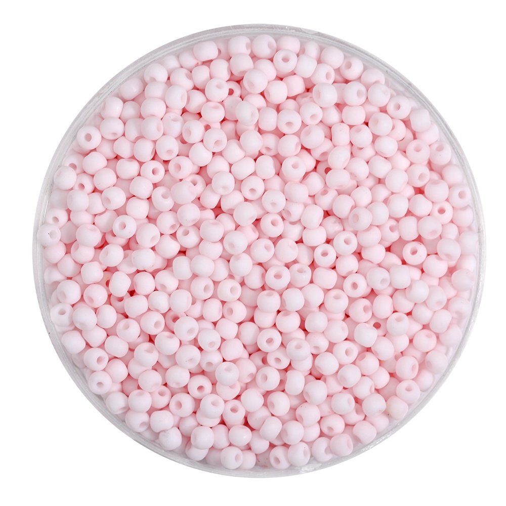 Hạt Xâu Làm Trang Sức Bằng Thủy Tinh Macaron Dễ Thương 2-3mm 1200 Cái