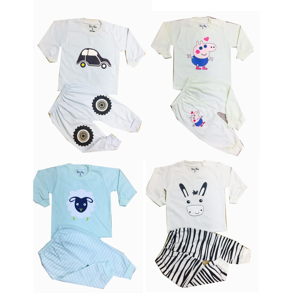 Bộ Cotton thu đông cho Bé Trai và Bé Gái từ 5-15kg - Hàng tự thiết kế Lần 3