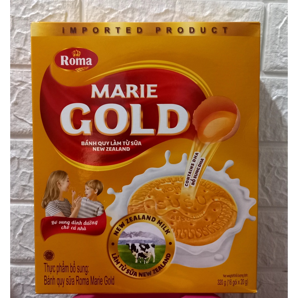 Bánh quy sữa Roma Marie Gold 308g