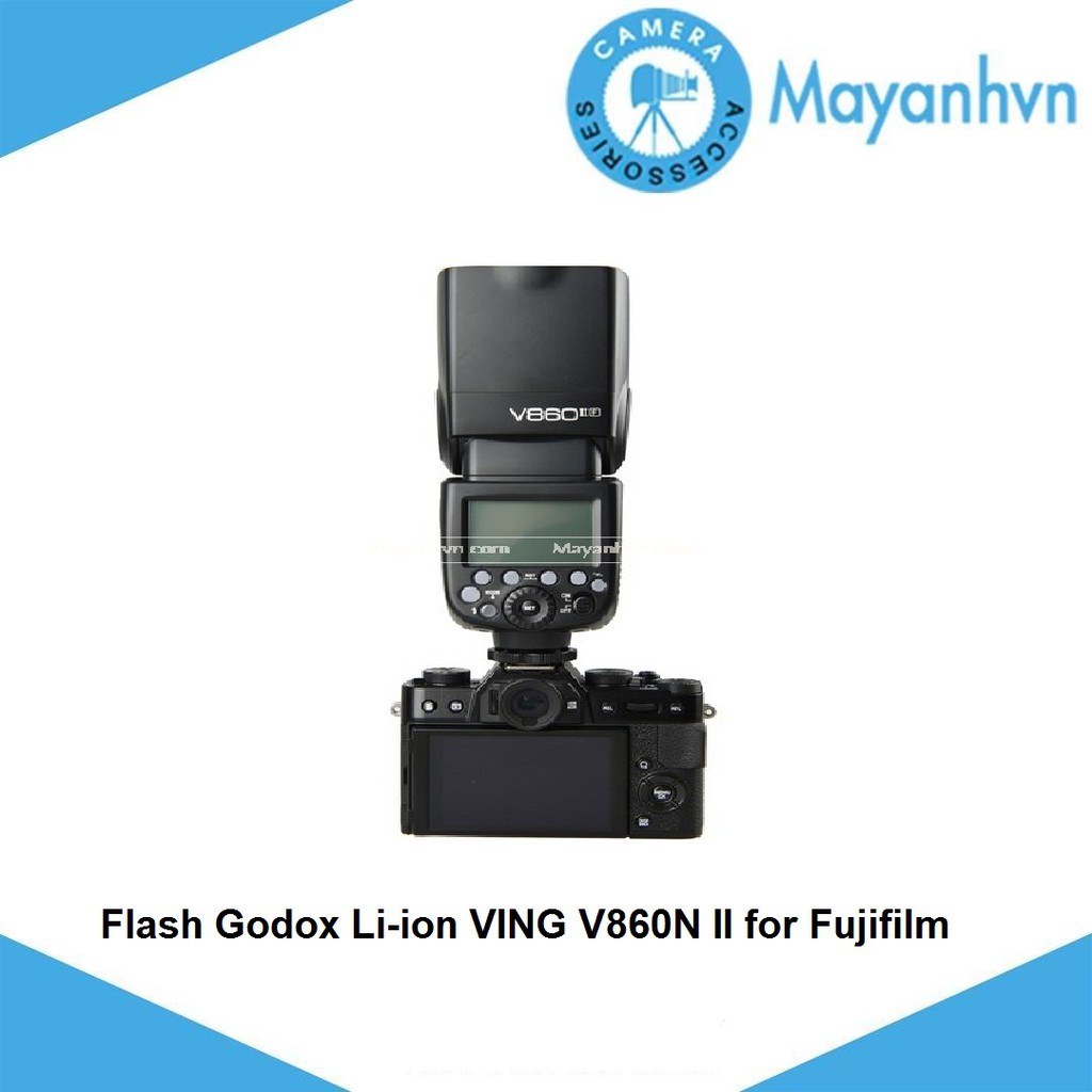 Đèn Flash Godox Li-ion VING V860 II I-TTL for Canon/Nikon/Sony/Fuji - Tặng kèm tản sáng omni