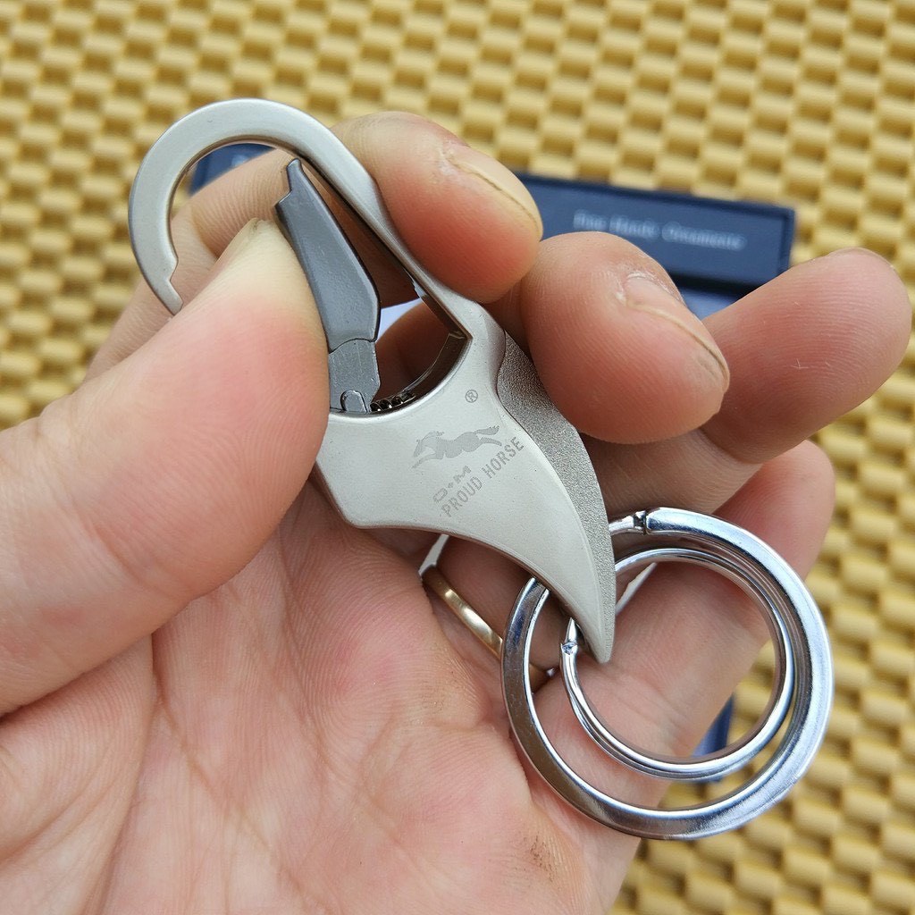 Móc Chìa Khóa Xe Máy, Oto Thép OM-PROUDHORSE Hàng Cao Cấp