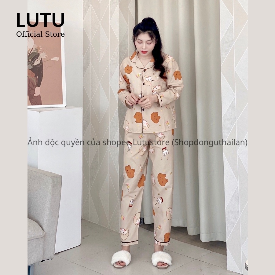 Bộ ngủ pijama tay dài quần dài