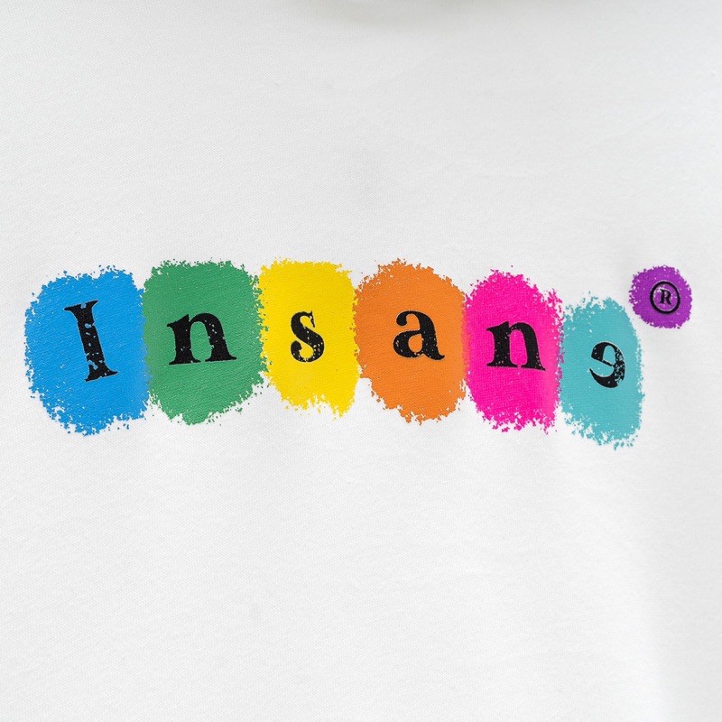 [Áo hoodie Insane®] Crayon Hoodie - màu Trắng | WebRaoVat - webraovat.net.vn