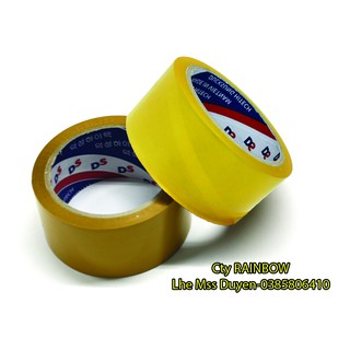 [9K] BĂNG KEO TRONG BĂNG KEO ĐỤC SIÊU MỎNG SIÊU DÍNH OPP TAPE BEIGE OPP TAPE CLEAR