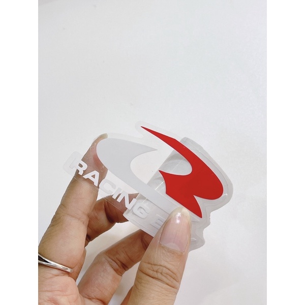 Decal tem trong suốt RCB RACING BOY trang trí nón bảo hiểm, xe máy, tủ, laptop,...