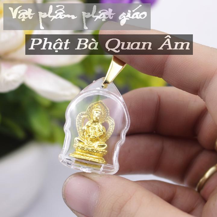 MẶT DÂY CHUYỀN PHẬT BÀ QUAN ÂM (Tặng 1 dây bi)