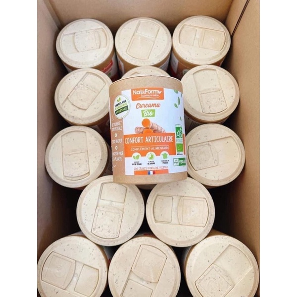 [Có bill][New]Viên_nghệ_hữu_cơ_ Nat&Form_200_viên_hàng_nội_địa_Pháp | BigBuy360 - bigbuy360.vn