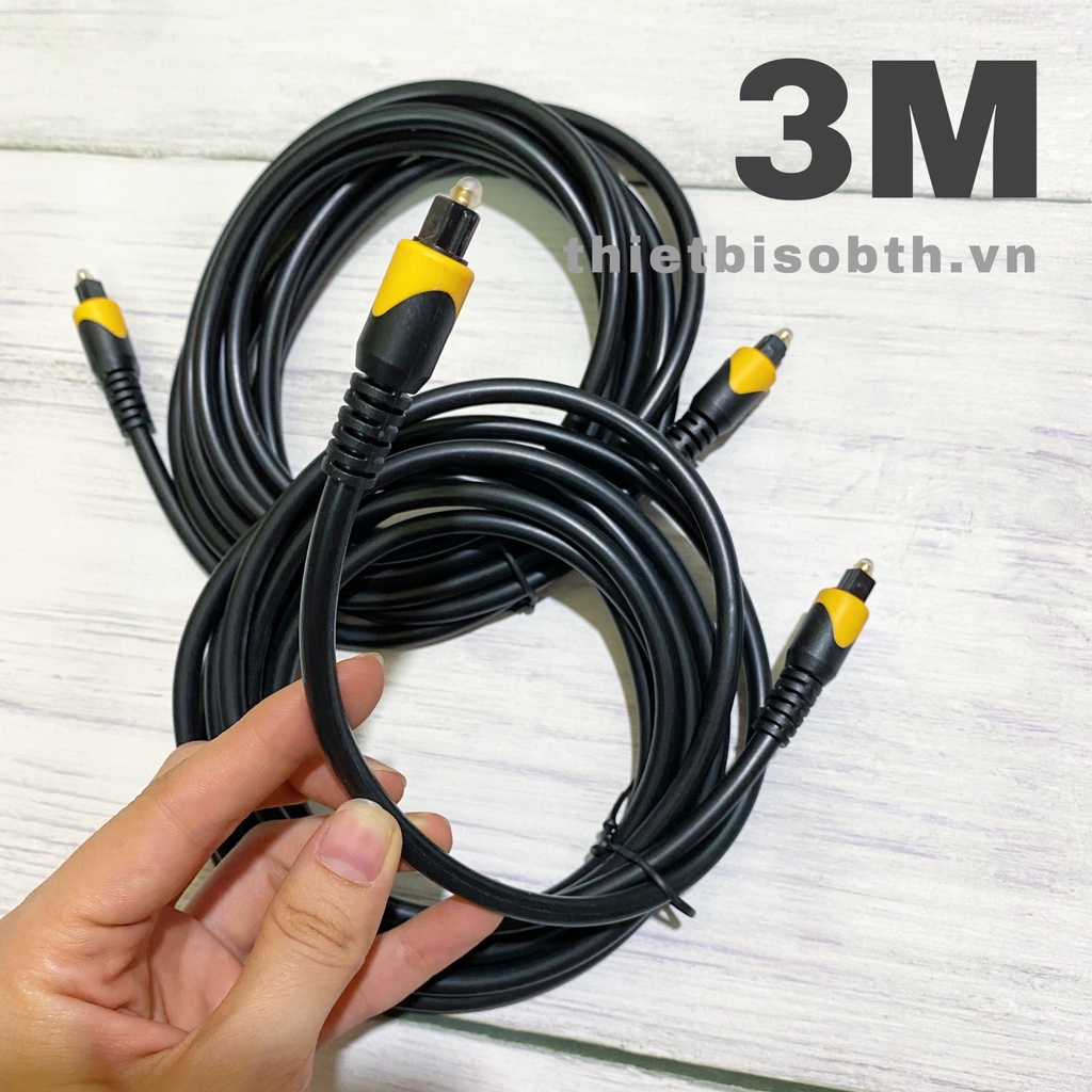 Dây Audio Quang sợi to 6.0  Dài 3M-Sản phẩm cao cấp