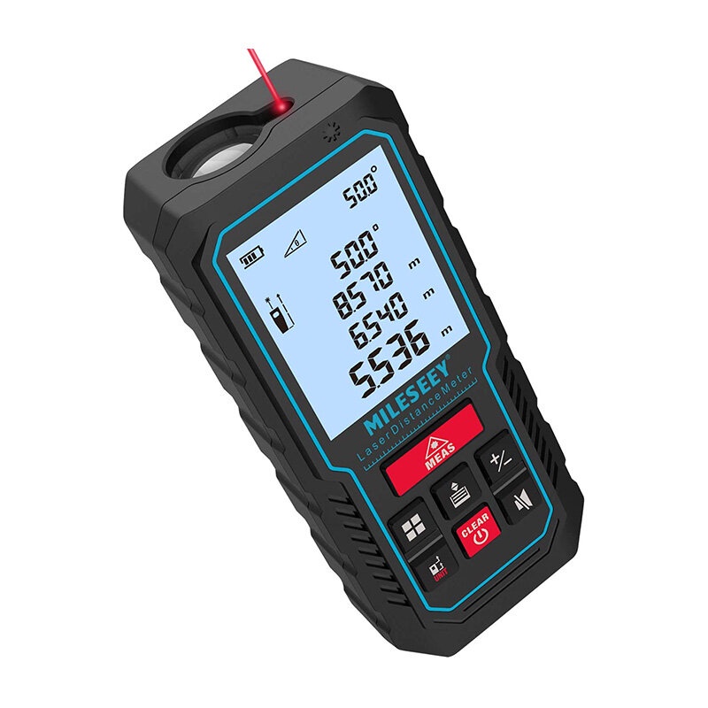 Milseey Máy Đo Khoảng Cách Laser D5 Cầm Tay Mini Màn Hình LCD Cho Xây Dựng/Khoảng Cách Cầm Tay Tại Nhà