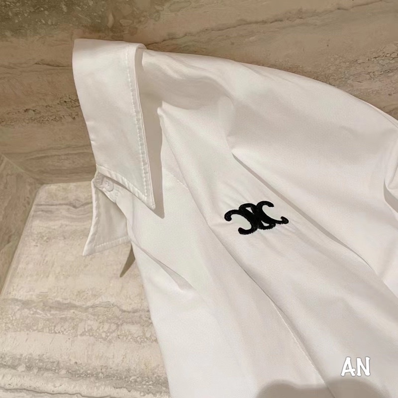 Sơ mi cê lin bo tay áo