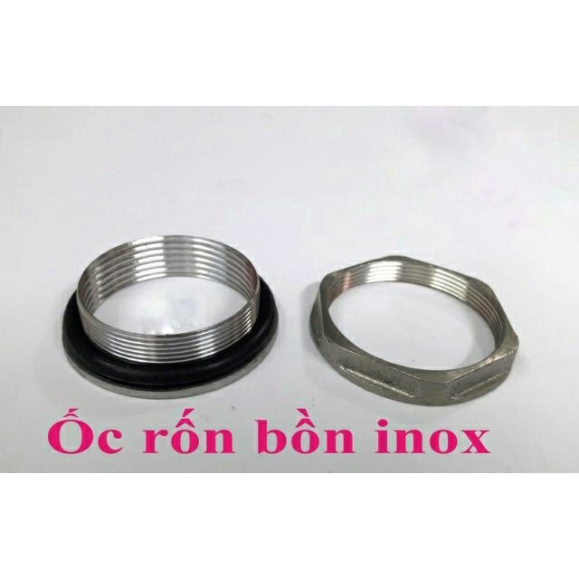 Ốc rốn téc, lắp bồn nhựa; Ốc khởi thủy ren 27-60