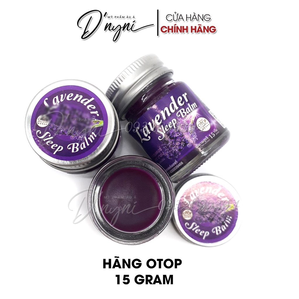 Dầu Cù Là Giúp Ngủ Ngon LAVENDER SLEEP BALM OTOP 15g Thái Lan