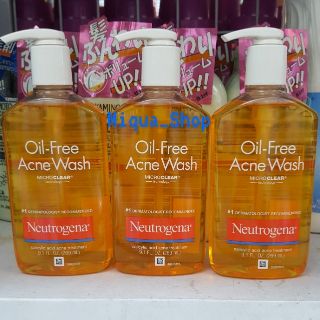 Sữa Rửa Mặt Neutrogena Oil-Free Acne Wash 269ml Chuẩn USA