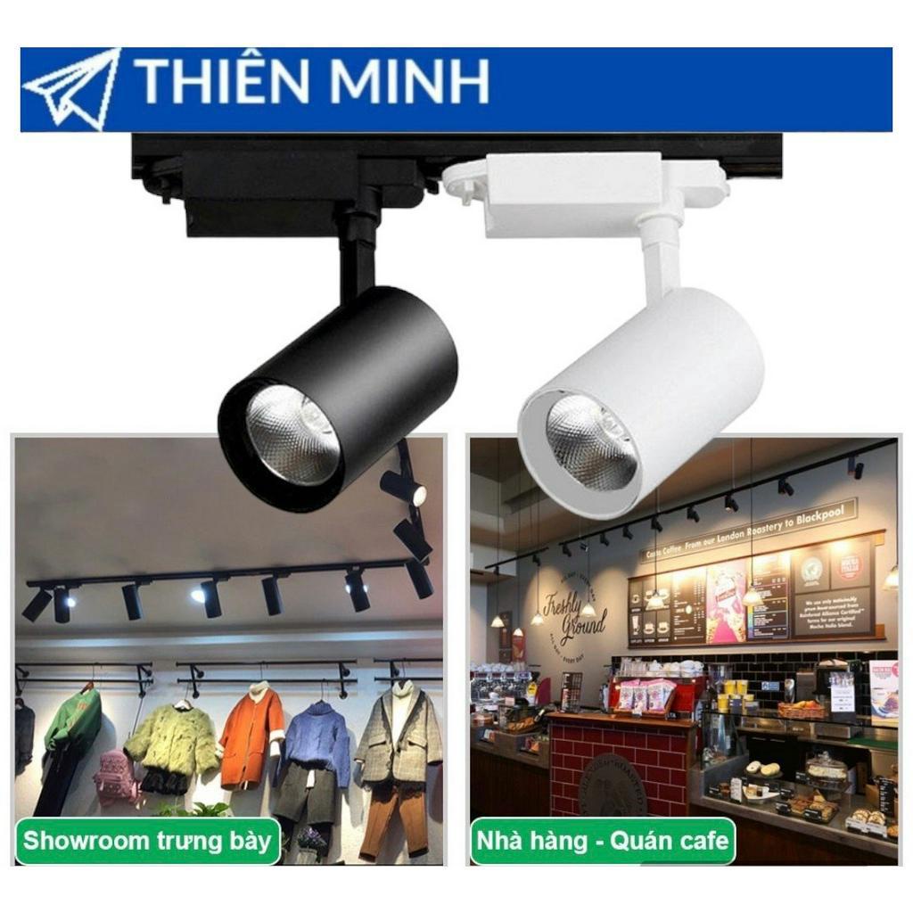 Combo 1 Thanh Ray 1m Và 3 Đèn Rọi Mini 10W hoặc 20W Trang Trí