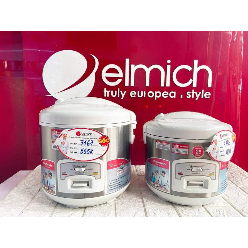 Nồi cơm điện elmich smratcook EL 7167 thể tích 1.8l