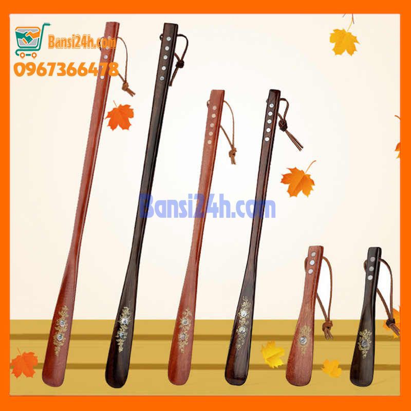 Đón gót giày cho mọi tư thế gỗ Hương nguyên khối đủ Size - Cho giày Nam & Nữ